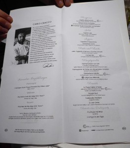 Weihnachtsmenü von Carlo Cracco