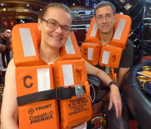 Cruisediary.de und Cruisetricks.de bei der Seenotrettungsübung