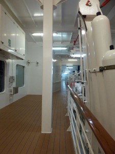 Promenade auf Deck 7