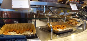 Frühstücks-Auswahl Zanzibar Cafeteria