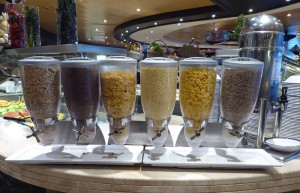 Frühstücks-Auswahl Zanzibar Cafeteria