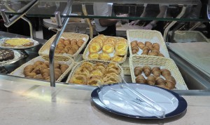 Frühstücks-Auswahl Zanzibar Cafeteria