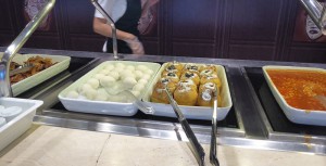 Frühstücks-Auswahl Zanzibar Cafeteria