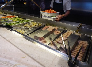 Frühstücks-Auswahl Zanzibar Cafeteria