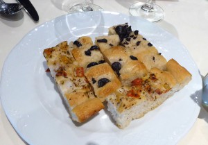 Focaccia vom Buffet
