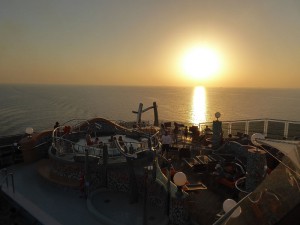Daus & Sonnenuntergang