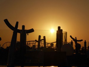 Daus & Sonnenuntergang