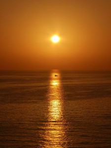 Daus & Sonnenuntergang