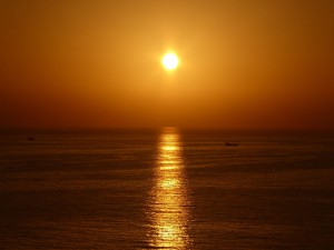 Daus & Sonnenuntergang