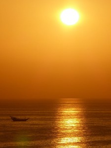 Daus & Sonnenuntergang
