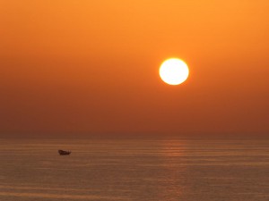 Daus & Sonnenuntergang