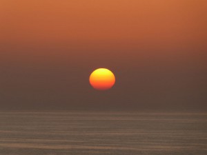 Daus & Sonnenuntergang