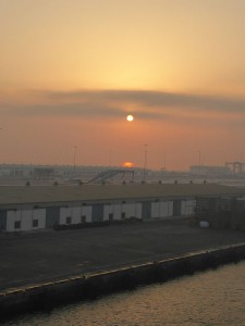 Sonnenaufgang im Nebel