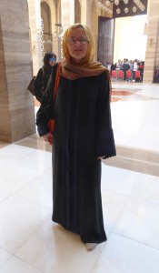 meine Wenigkeit in einer Abaya