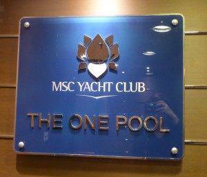MSC Yacht Club The One Pool