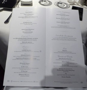 Gala-Abendessen