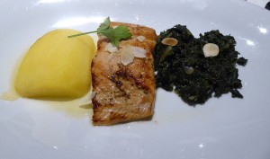 Lachsfilet Amandine