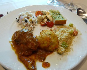 Auswahl vom Buffet