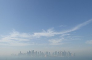 Blick auf Doha