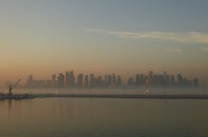 Blick auf Doha
