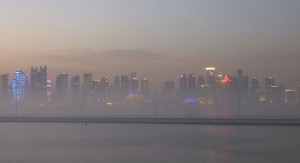 Blick auf Doha