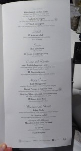 Gala Abendessen