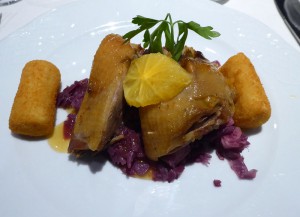 Duck à l´organge in bigarade sauce