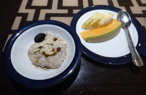 letztes Frühstück an Bord