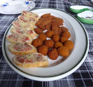 Bruschetta und Croquetas