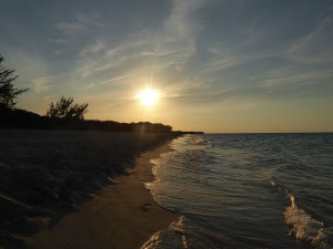 Sonnenuntergang am Strand