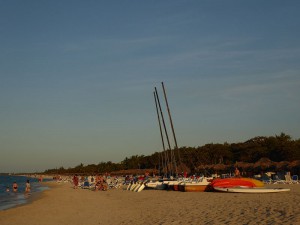 Sonnenuntergang am Strand