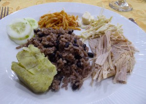 mein Essen vom Buffet