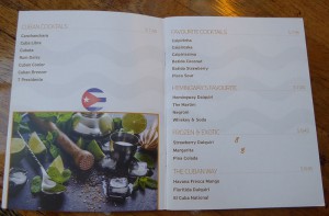 Getränkekarte