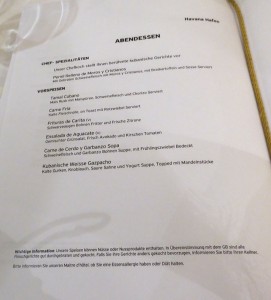 Abendessen Havanna 1