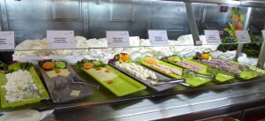 Mittagessen Leda Buffetrestaurant