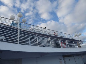 Blick auf den Heckbereich