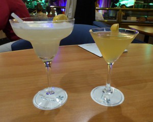 noch ein Cocktail vor der Show
