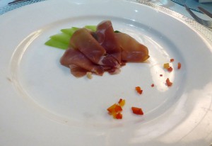 Sweet Melon with Air Cured Ham