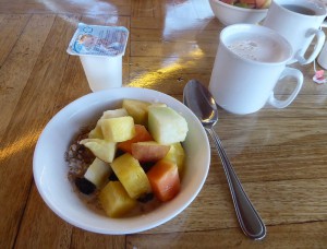 das übliche Frühstück