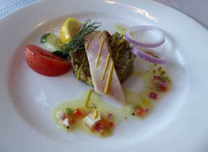 Marinated Lentil Salad with Smoked Haddock