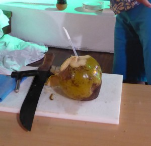 frische Kokosnuss