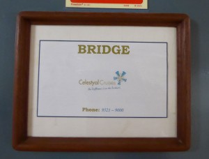 Besuch auf der Brücke