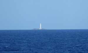 kleine Insel, großer Leuchtturm