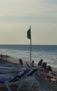grüne Flagge