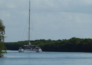 Fahrt nach Cayo Blanco