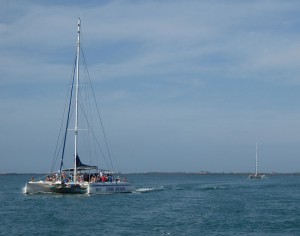 Fahrt nach Cayo Blanco