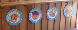 Hummer, Shrimps, Fisch oder Huhn