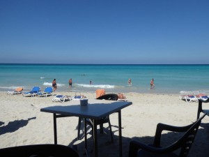 Mittagessen am Strand
