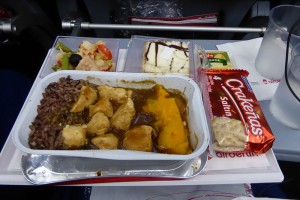 kubanisches Abendessen am Rückflug