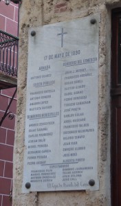 Gedenktafel für die Feuerwehrmänner